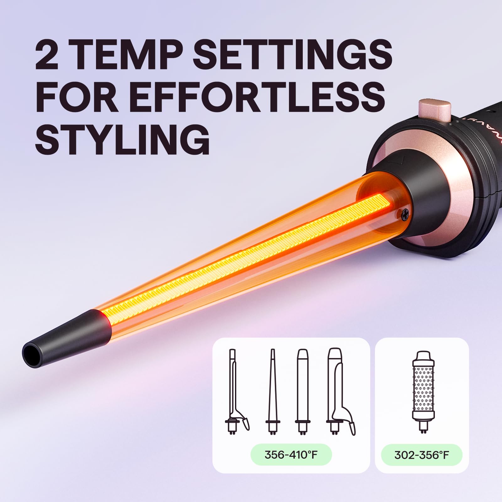 Wavytalk quick-barrel-change system for easy wand swaps