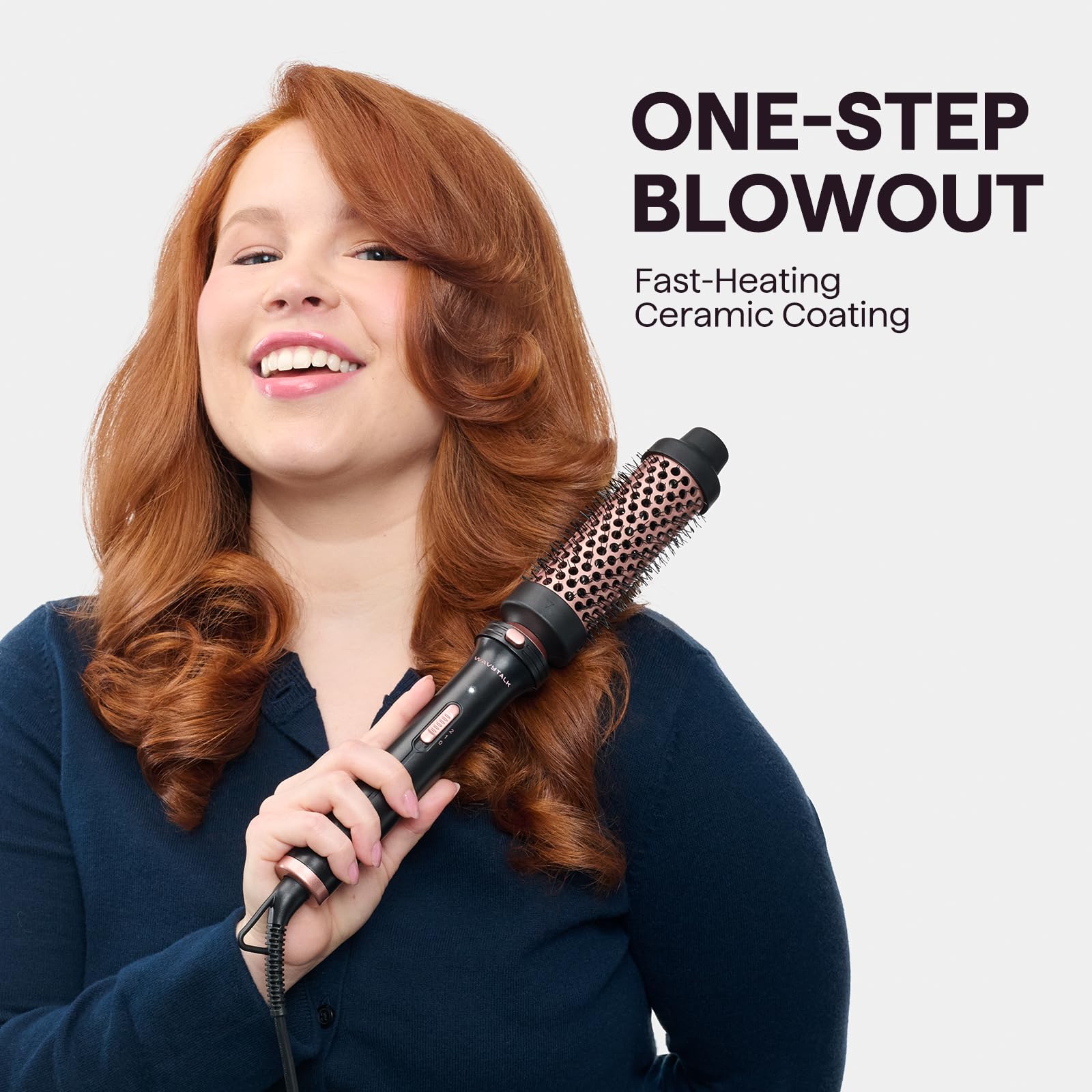 Wavytalk 5-in-1 with 1.49-inch curling brush for blowout-like shine.