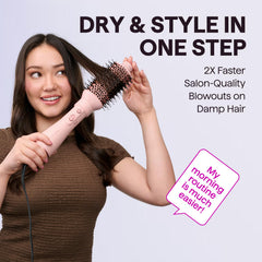 Wavytalk Air Sculpt round thermal brush for quick salon-style curls