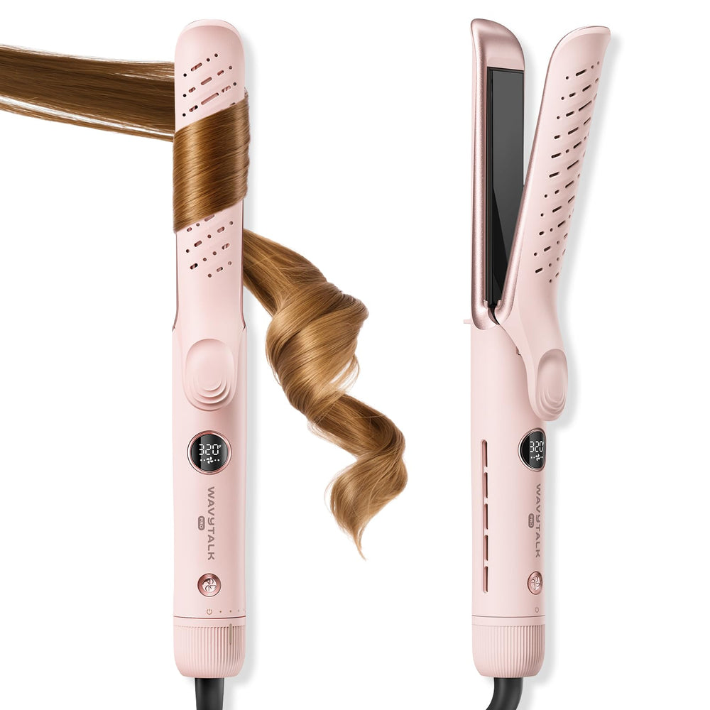 Wavytalk Airflow Styler curl mode for lasting curls with cooler, gentler heat.