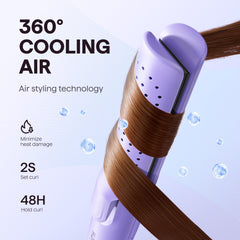 Wavytalk Airflow Styler rotating temperature dial for easy adjustments