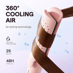 Wavytalk Airflow Styler rotating temperature dial enables easy control