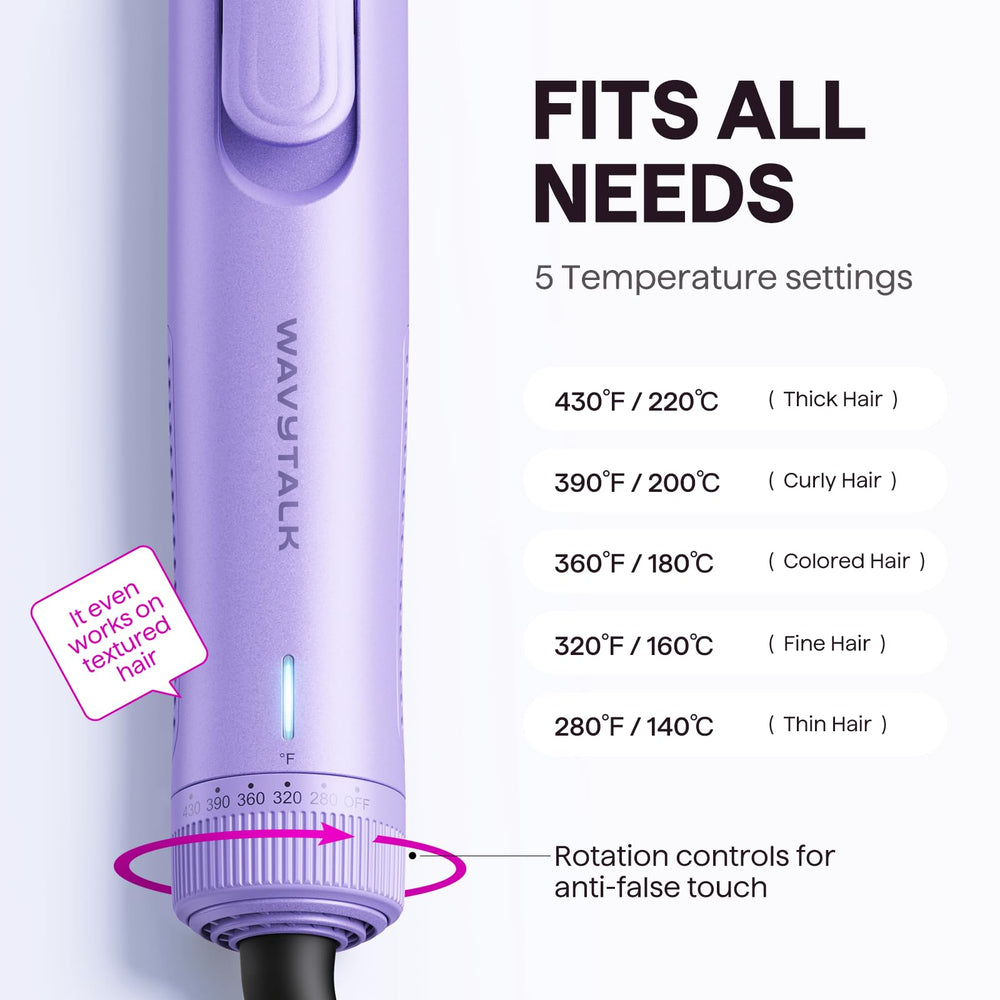 Wavytalk Airflow Styler thumb grip for comfortable control