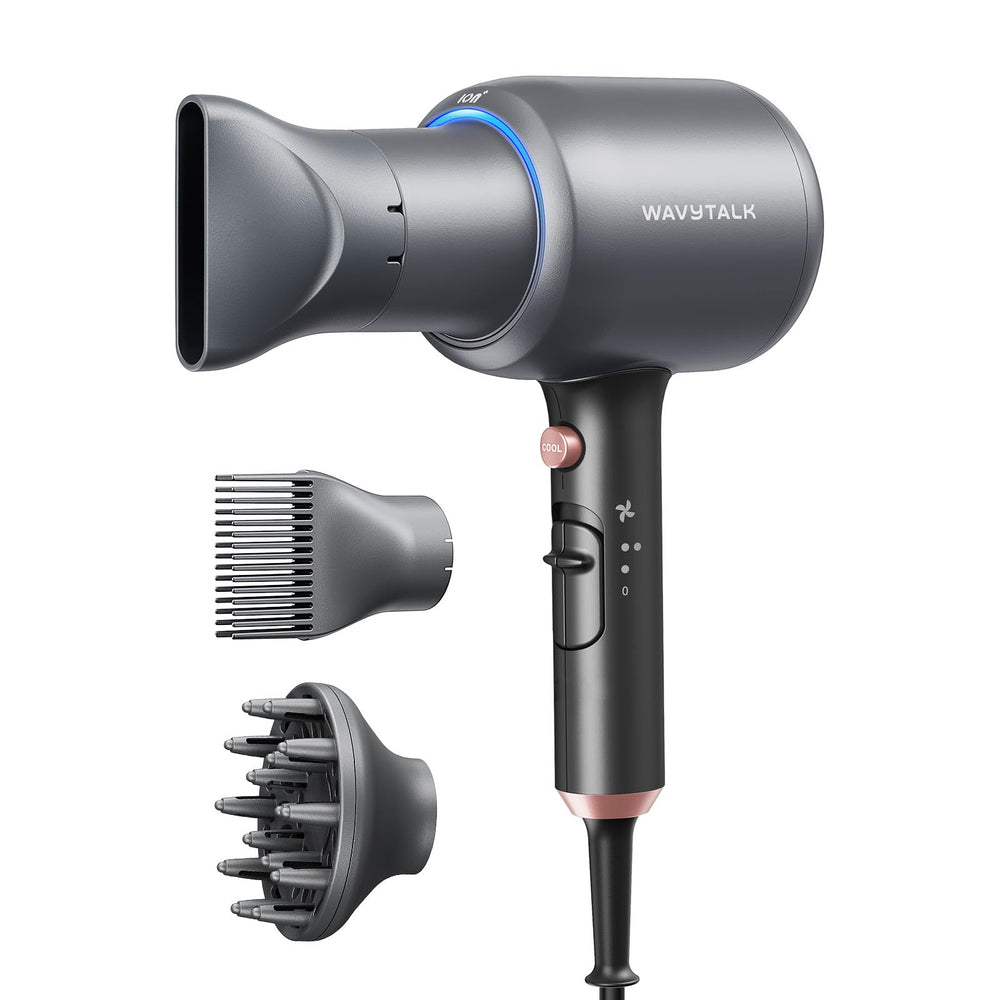 Wavytalk Blow Dryer with 1875W motor for fast, efficient drying