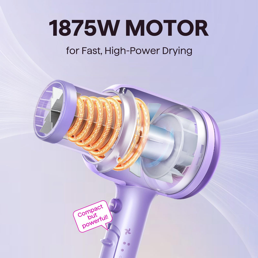 Wavytalk blow dryer comb attachment smooths thick hair for easy styling