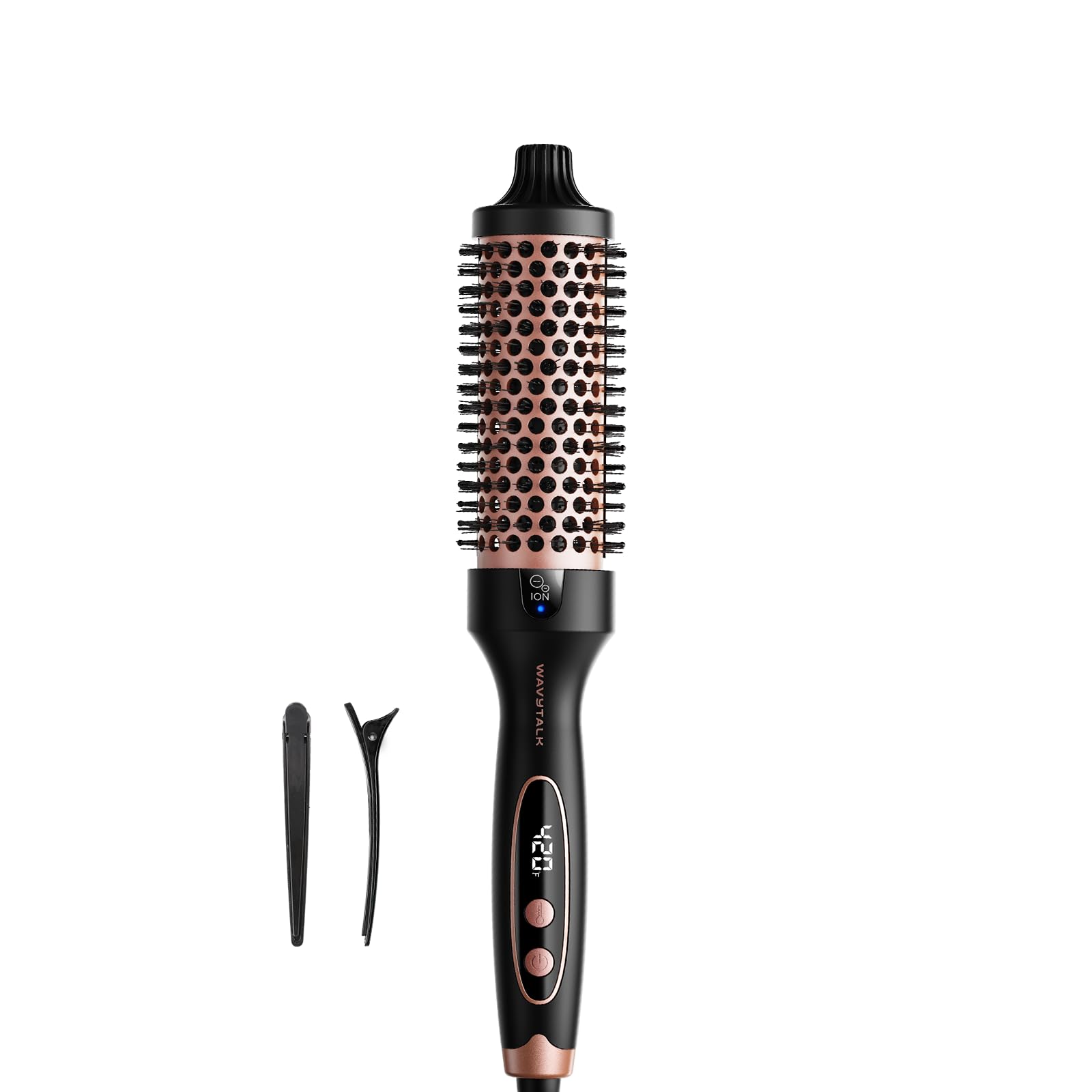 Wavytalk Blowout Boost front view for voluminous salon-like blowouts.
