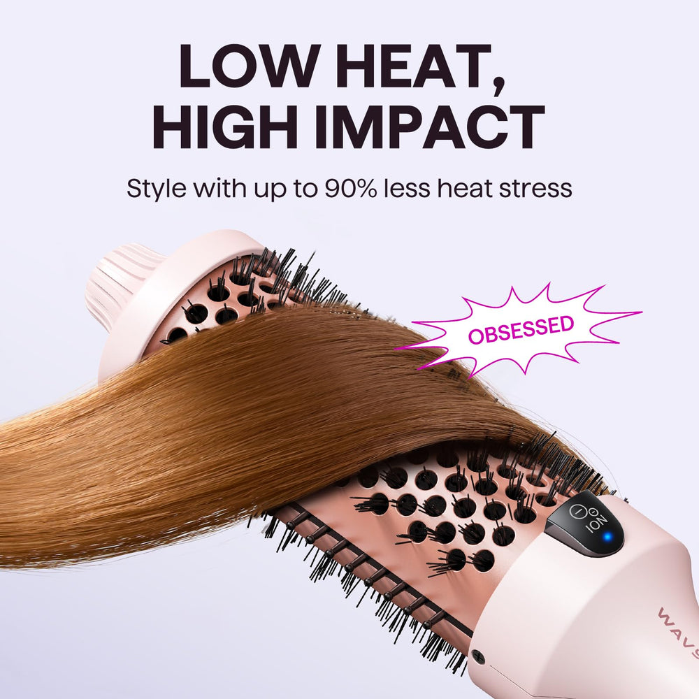 Wavytalk Blowout Grande dual voltage supports styling abroad.