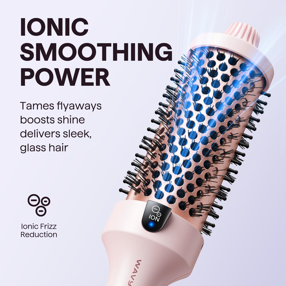 Wavytalk Blowout Grande tourmaline barrel delivers even heat and shine.