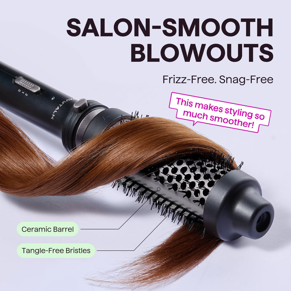 Wavytalk dual-voltage travel-ready brush adapts worldwide use
