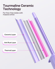 Wavytalk curling iron heats up in 30 seconds for fast morning routines.