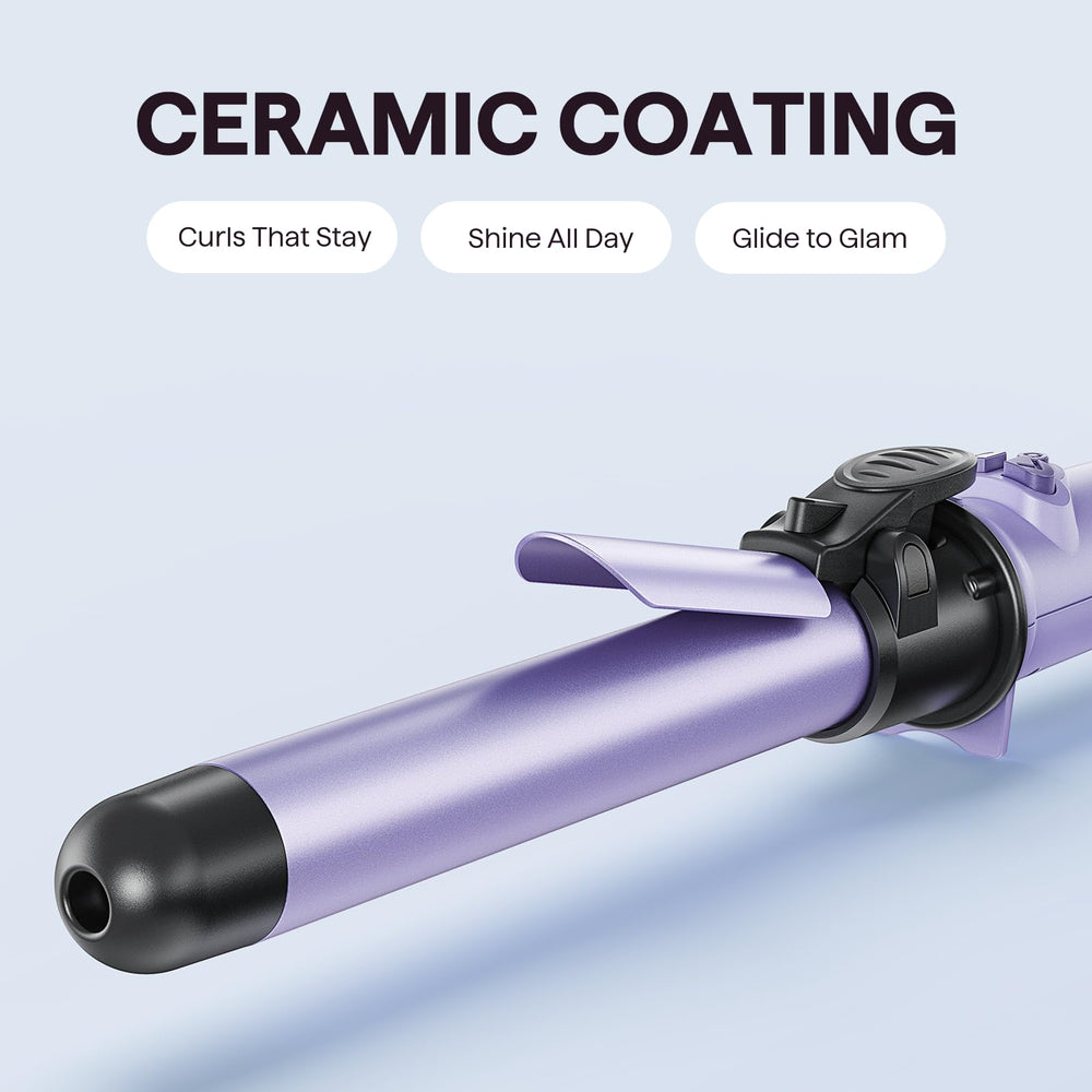 Wavytalk five heat settings cover gentle to bold curls.