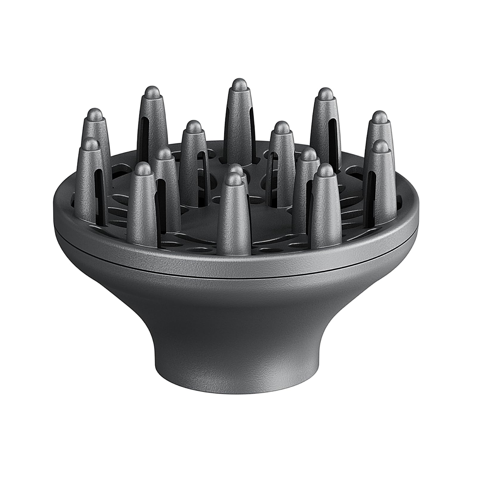 Wavytalk Grey Diffuser front view for precise airflow and smoother blowouts.