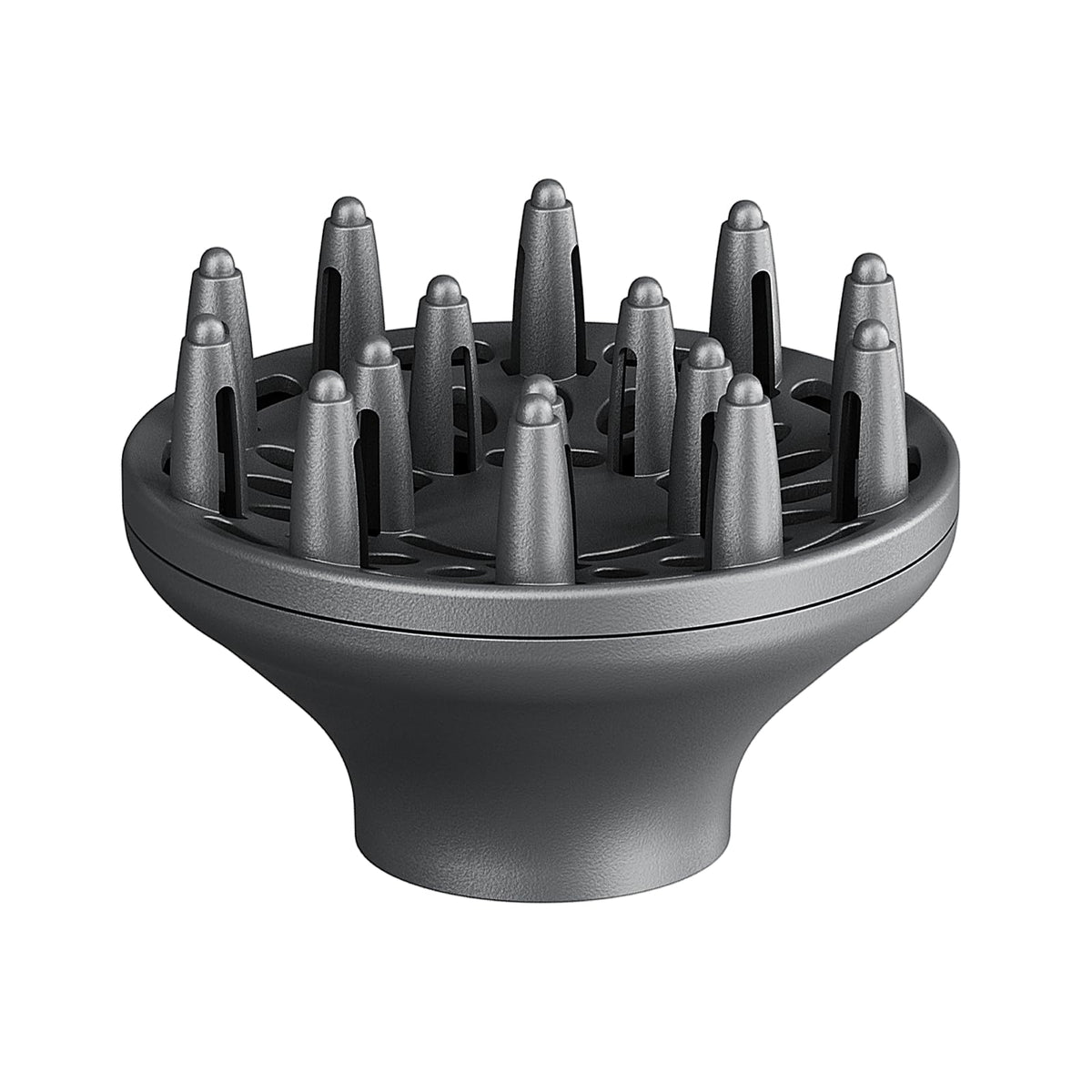 Wavytalk Grey Diffuser front view for precise airflow and smoother blowouts.