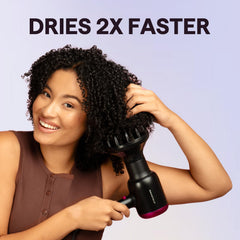Wavytalk comb attachment smooths and straightens thick or unruly hair.