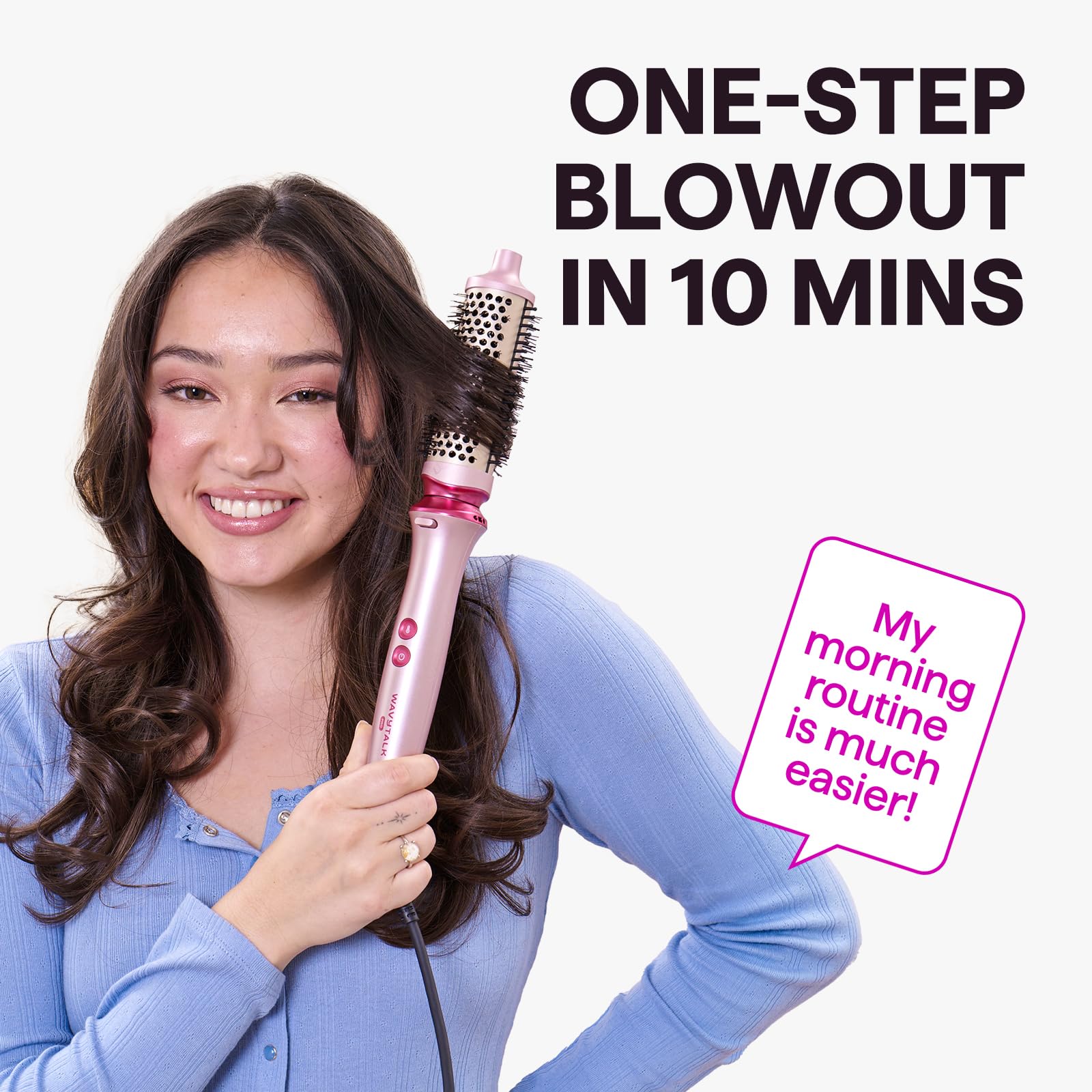 Wavytalk Heatwave Pro 1.5-inch barrel for medium-length hair with balanced volume