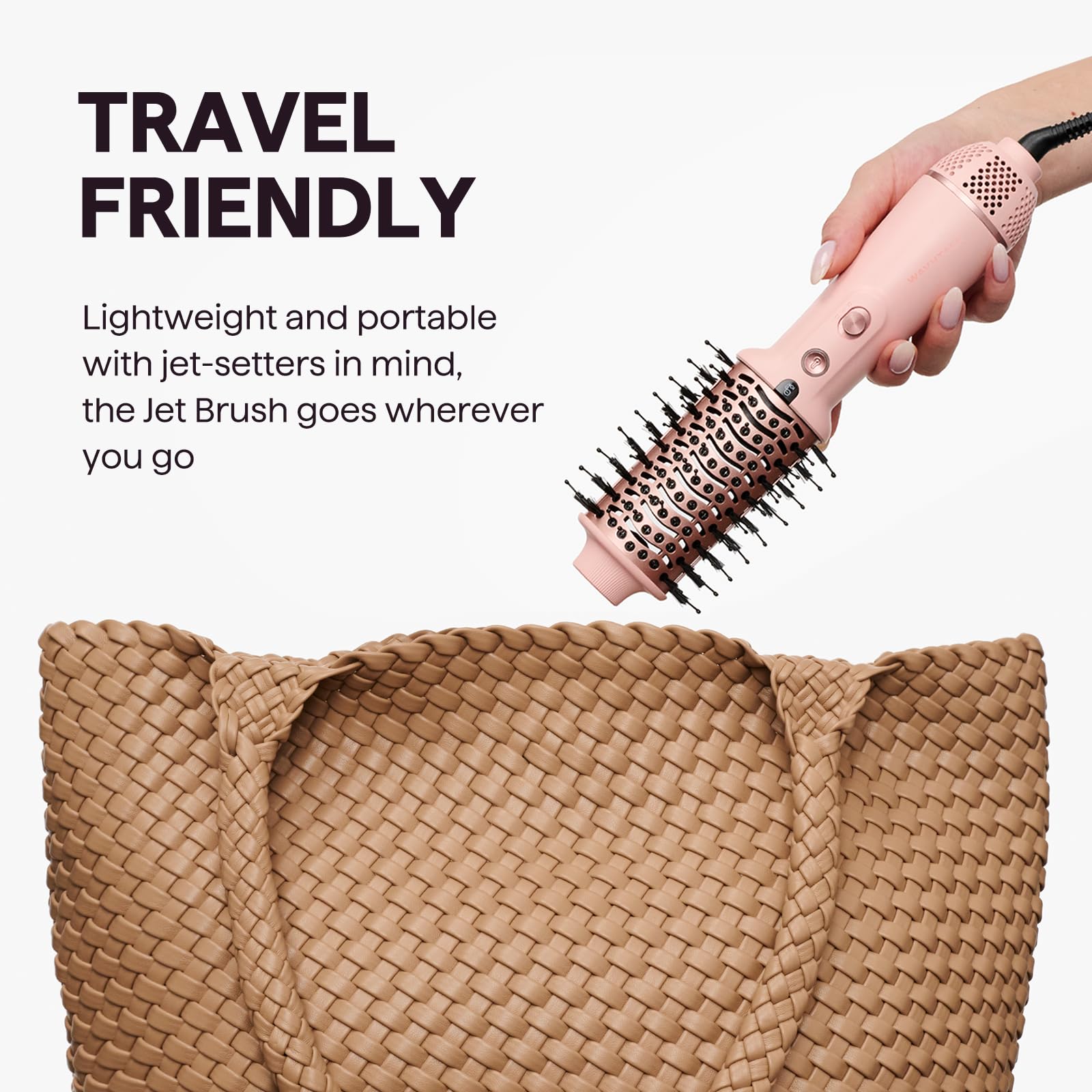 Wavytalk ionic frizz reduction barrel smooths strands for shine