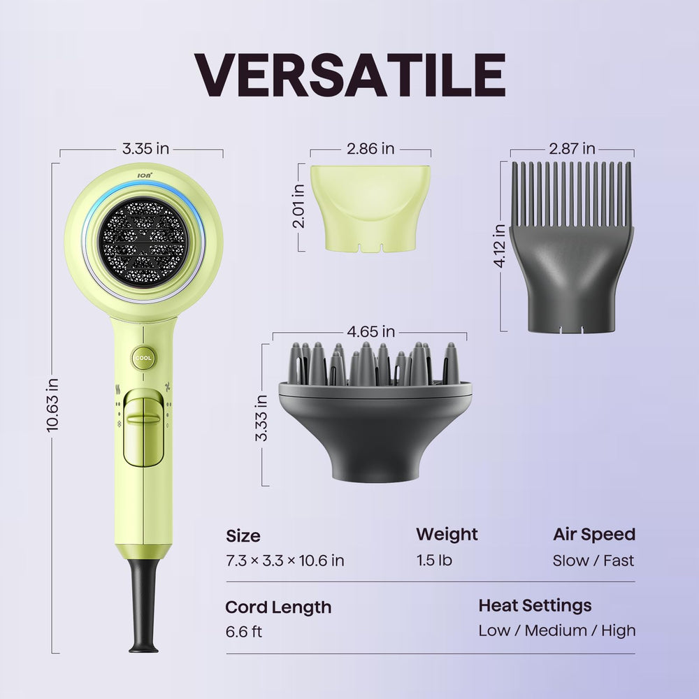 Wavytalk low radiation feature for safer use during styling sessions.