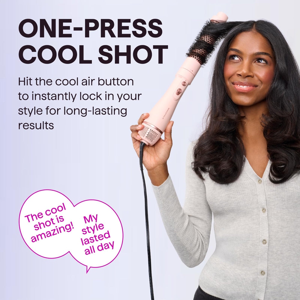 Wavytalk one-step drying styling speeds up morning routines.