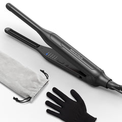 Wavytalk pencil flat iron 3/10-inch for precise root styling on short hair