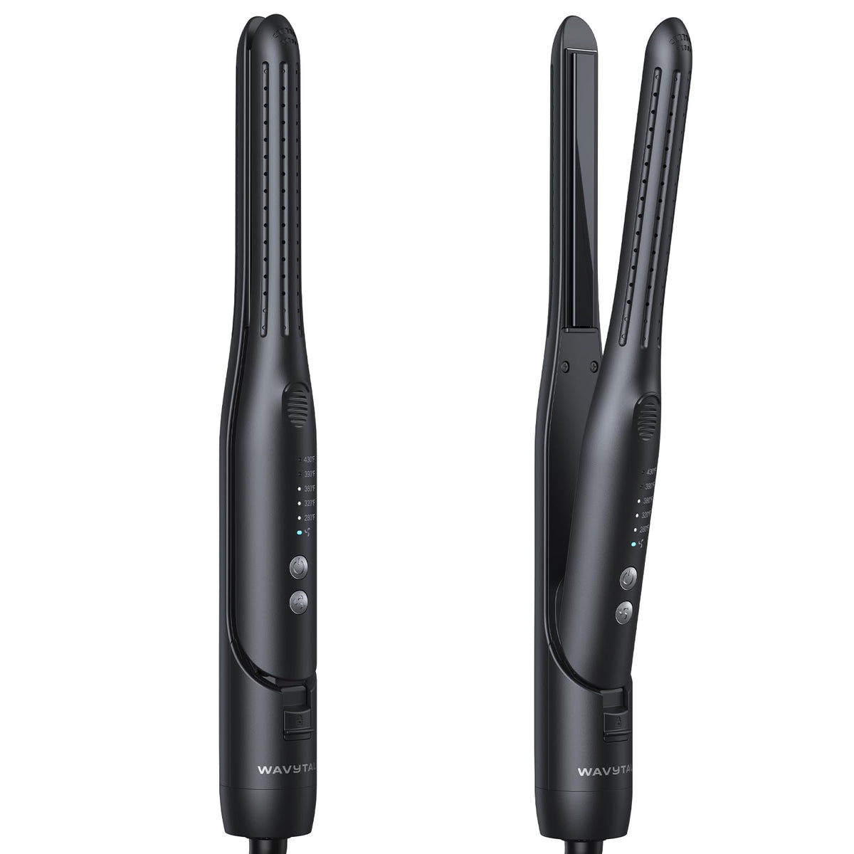 Wavytalk Pencil Flat Iron for short hair offers precise control for bangs.