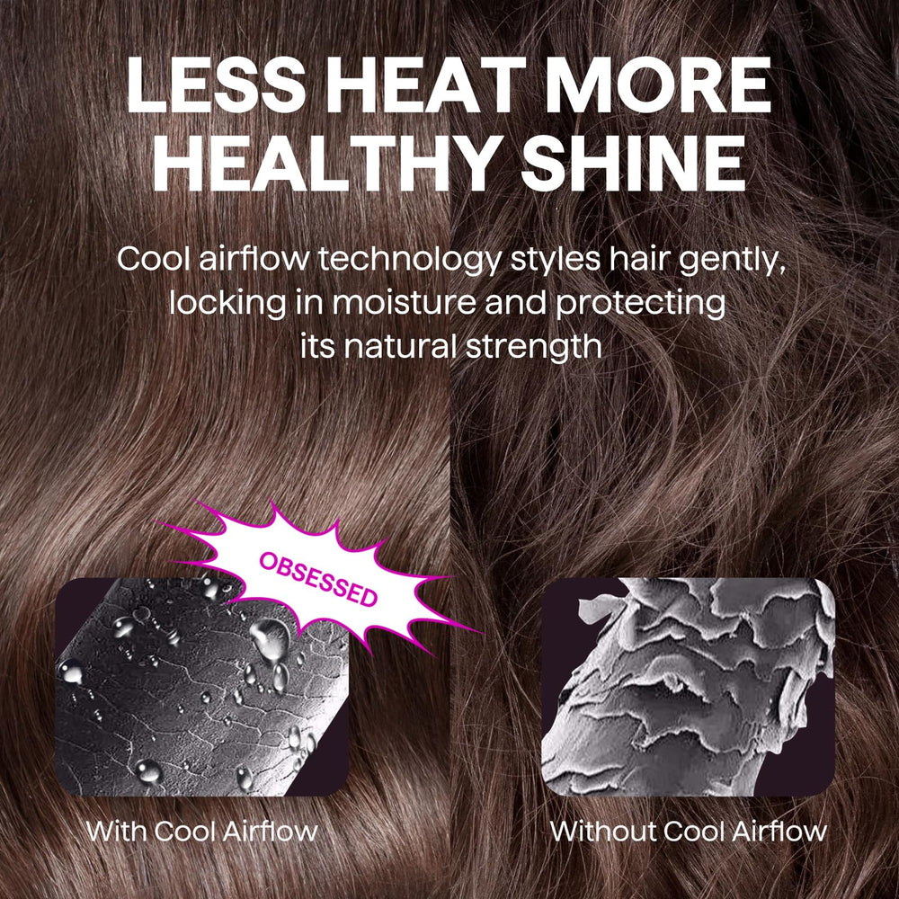 Wavytalk root lifter with cold air for natural volume.
