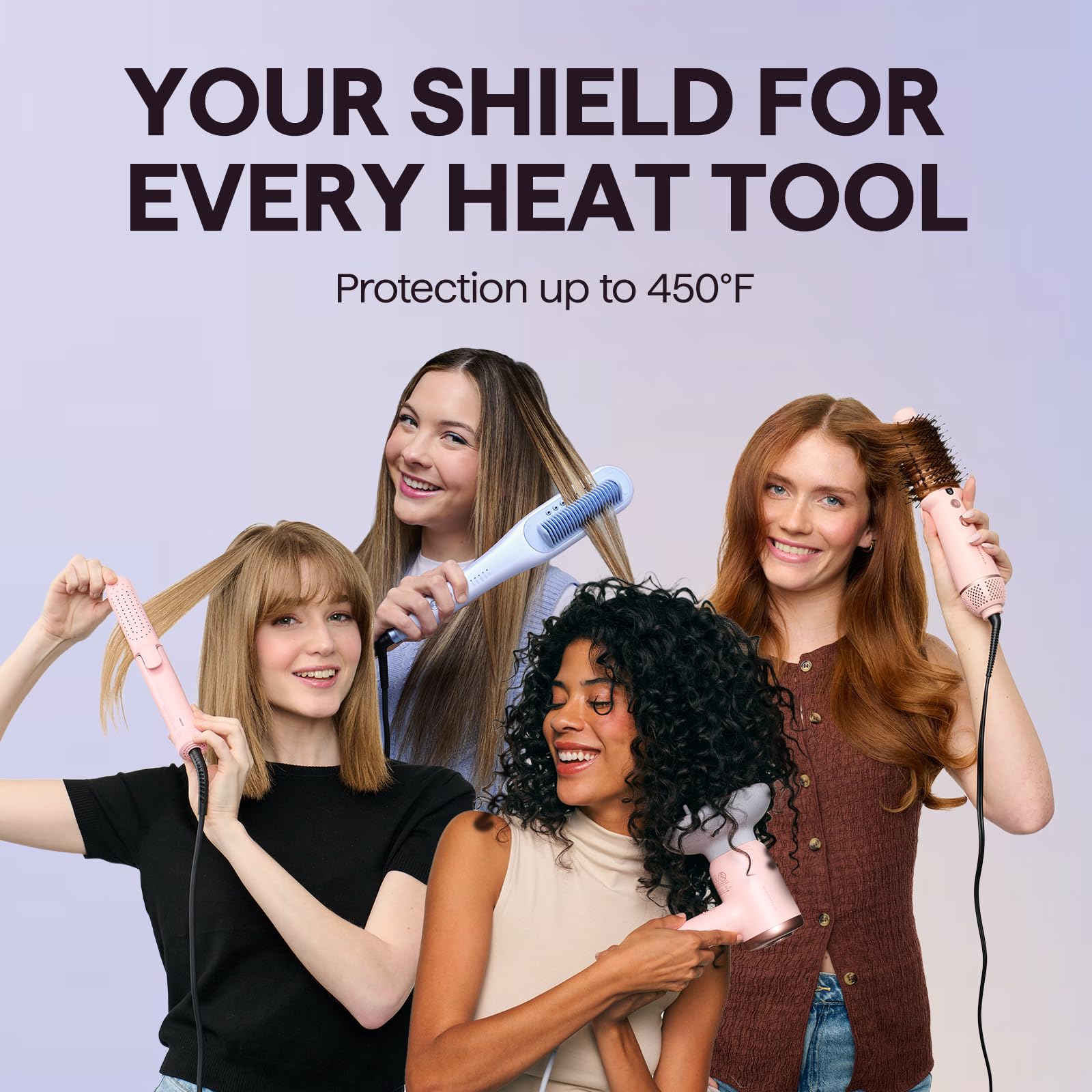 wavytalk Smooth Barrier glossy finish demonstrates salon-like shine after styling.
