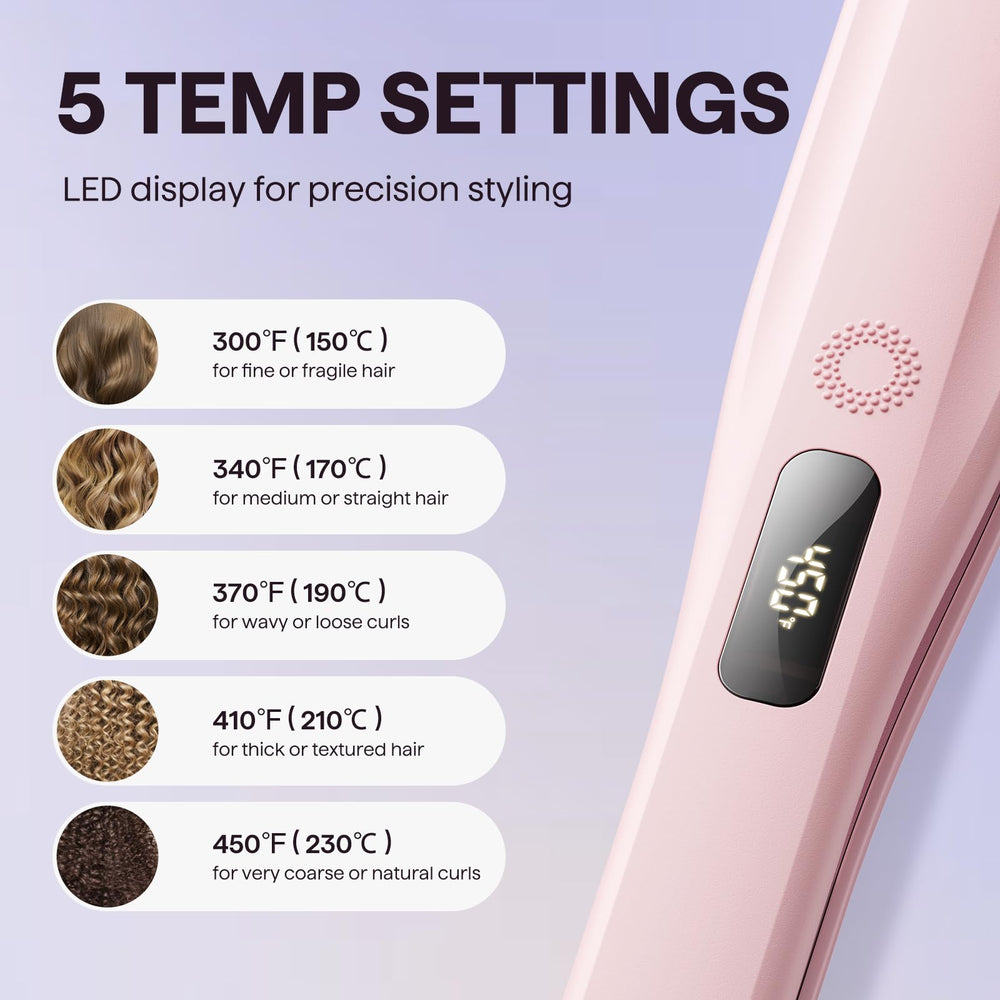 Wavytalk steam-assisted styling offers versatile looks with or without steam