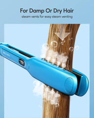 Wavytalk straightener digital LCD display shows precise temperature for tailored styling