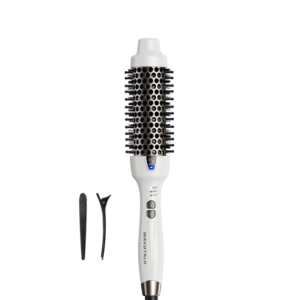 Wavytalk Thermal Brush with a 1.5-inch ceramic barrel for smooth, frizz-free blowouts.
