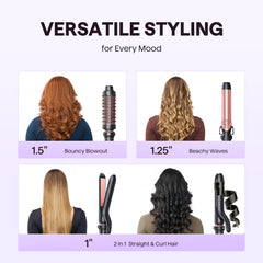 Wavytalk 1.5-inch thermal brush for smooth, blowout-like results.