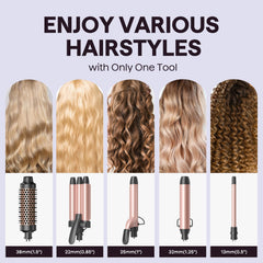 Wavytalk thermal brush attachment for silky, smooth styling.