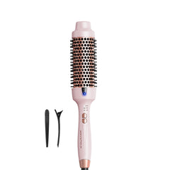 Wavytalk Thermal Brush barrel demonstrates even heat for smooth, frizz-free blowouts.