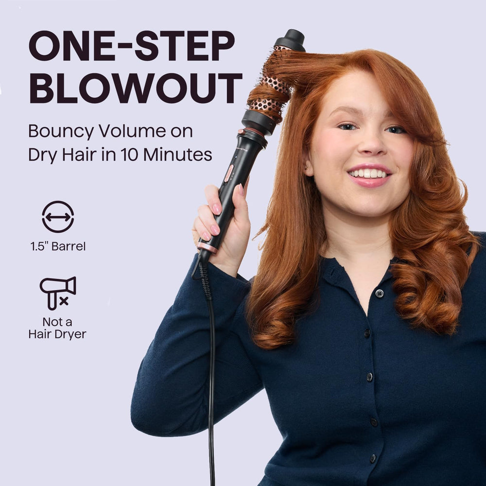 Detachable head design of Wavytalk Thermal Brush for easy cleaning.