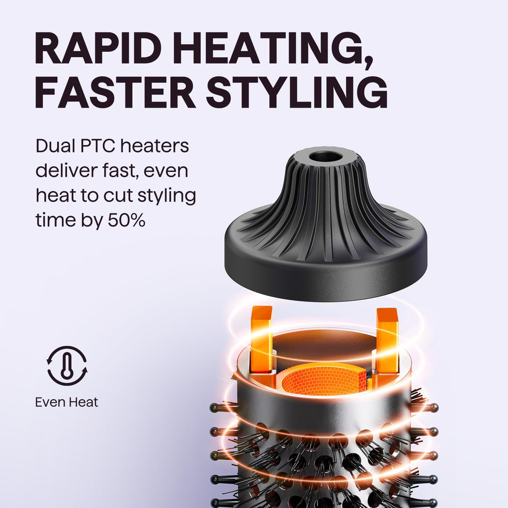 Wavytalk Thermal Brush reduces frizz and adds shine.
