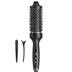 Wavytalk Thermal Brush handle detail with ergonomic grip for comfortable styling.