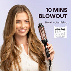 Wavytalk lavender purple housing enhances grip and style during styling.