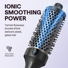 Wavytalk Thermal Brush LED display shows precise temperature control.