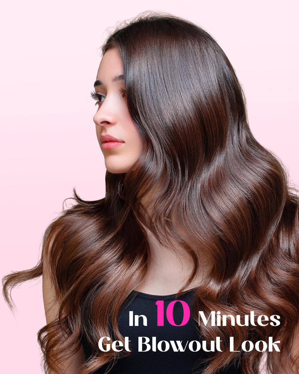 Wavytalk thermal brush demonstrates negative ion smoothing to reduce frizz.