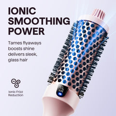 Wavytalk negative-ion technology helps reduce frizz and boost shine during blowouts.