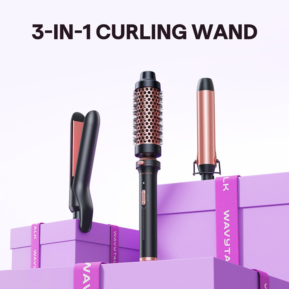 Wavytalk travel-friendly styling kit for quick, polished looks.
