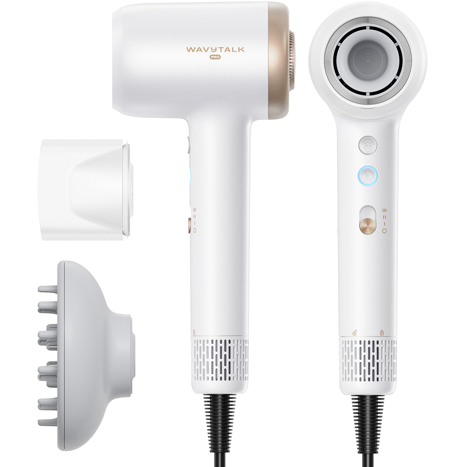Wavytalk Turblow Pro fast-drying hair dryer with high-speed airflow for quick styling