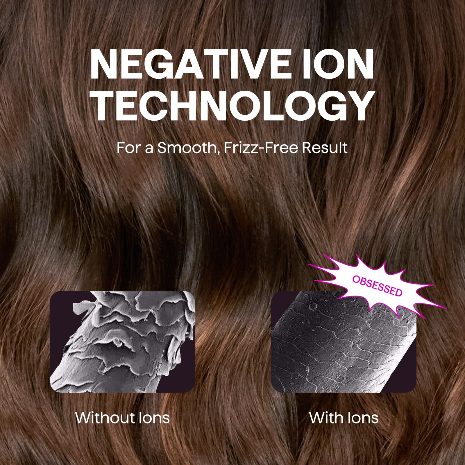 Wavytalk Turblow Pro ionic technology reduces frizz and boosts shine