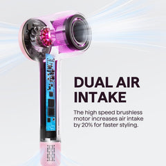 Wavytalk Turblow Pro magnetic attachments rotate 360° for versatile styling