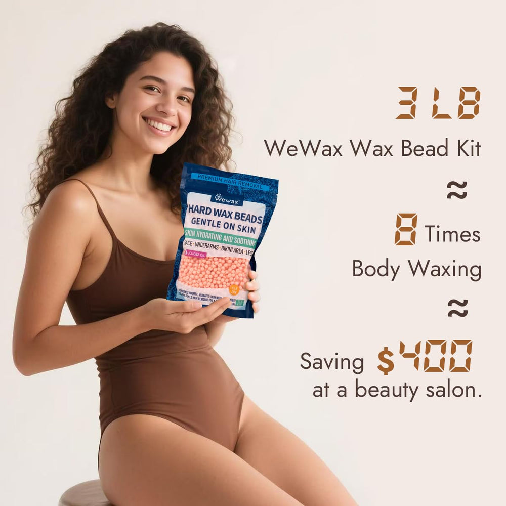 WAX BEAR hard wax offers high hair removal efficacy with gentle skin adhesion.