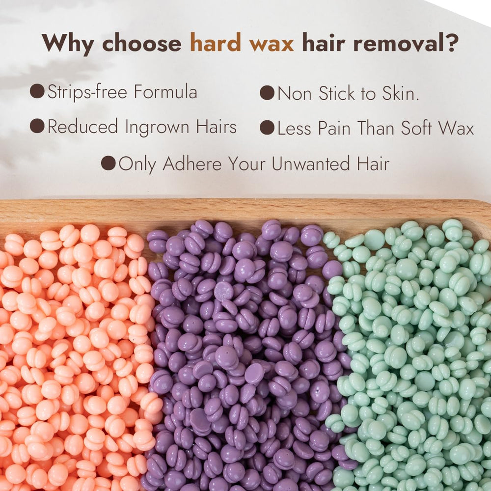 WAX BEAR hard wax applies cleanly without strips or oils.