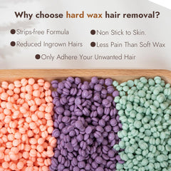WAX BEAR hard wax applies cleanly without strips or oils.