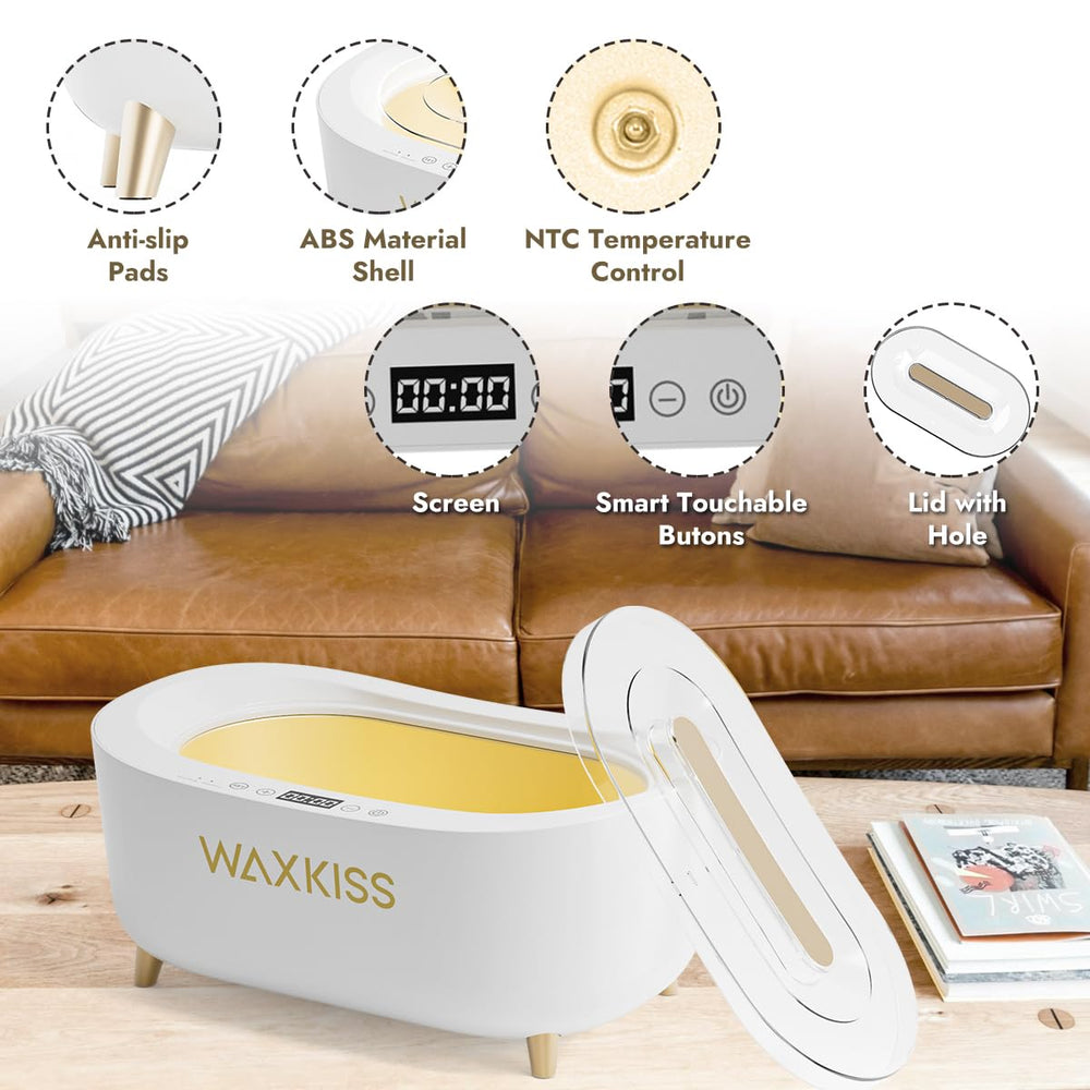 Waxkiss dual-ended brushes – angled view, precise application and cleanup.