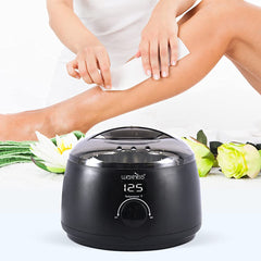 waxkiss portable wax warmer with digital display for home, salon, or travel use