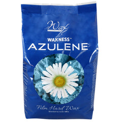 Waxness Azulene beads close-up showing calming formula for sensitive areas.