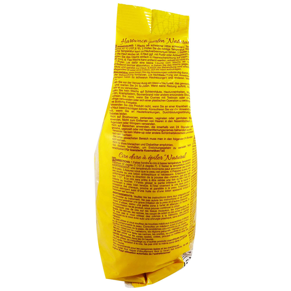 Waxness body application scene shows elastic film that resists cracking during removal.